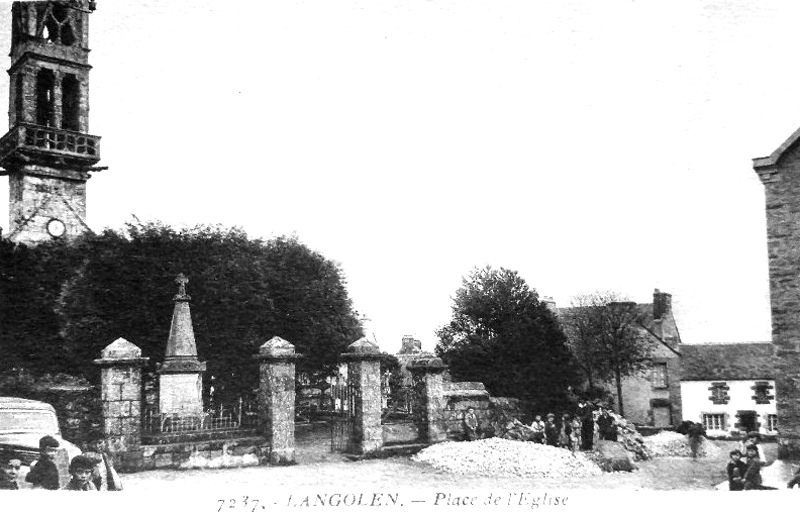 Ville de Langolen (Bretagne).