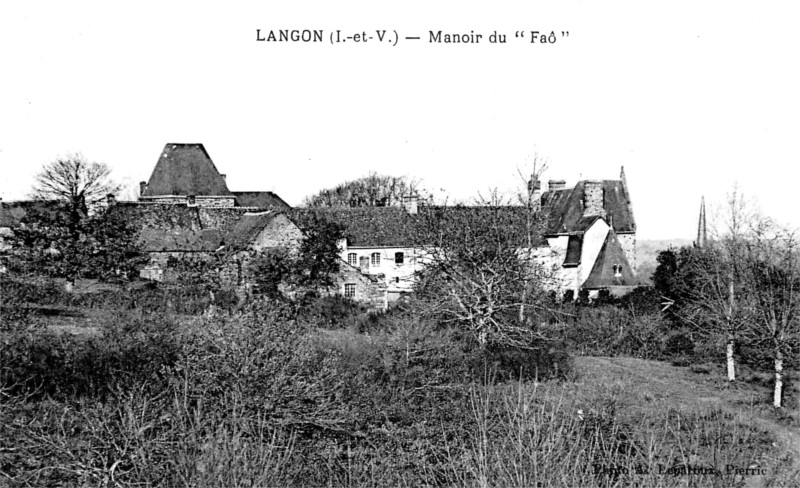 Manoir de Langon (Bretagne).