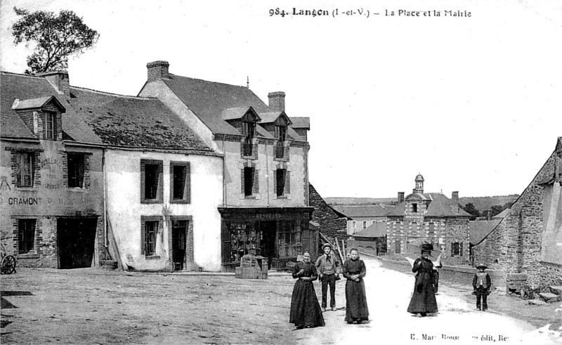 Ville de Langon (Bretagne).