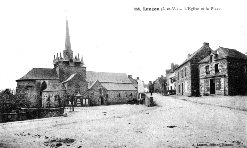 Eglise de Langon (Bretagne).