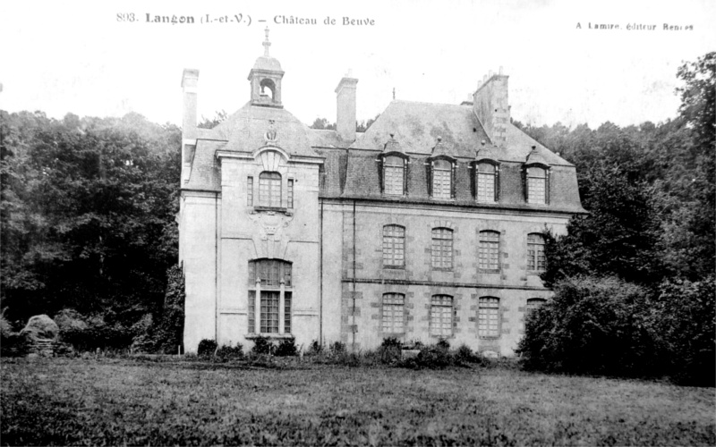 Château de Langon (Bretagne).