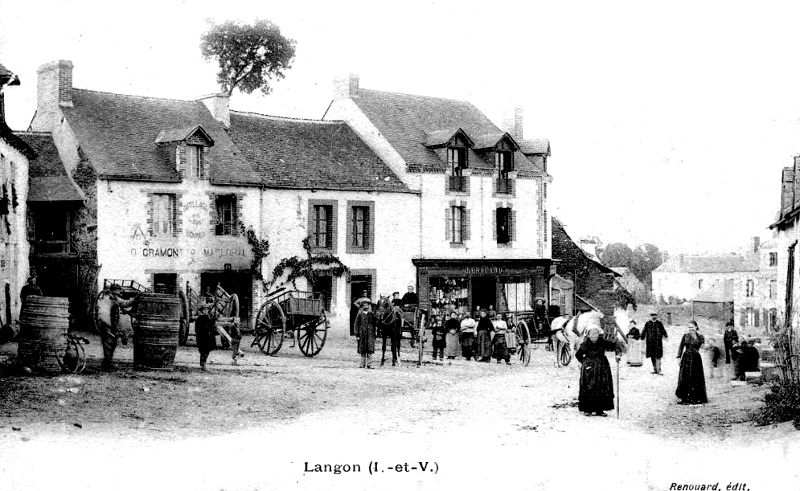 Ville de Langon (Bretagne).