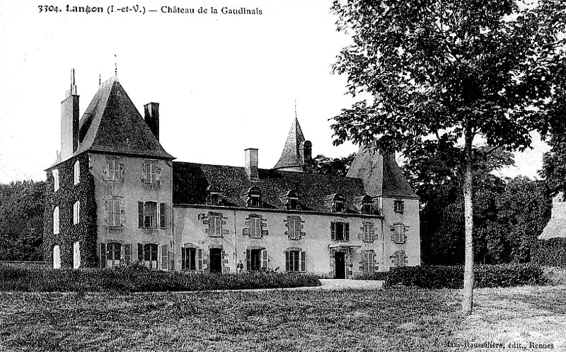 Château de Langon (Bretagne).