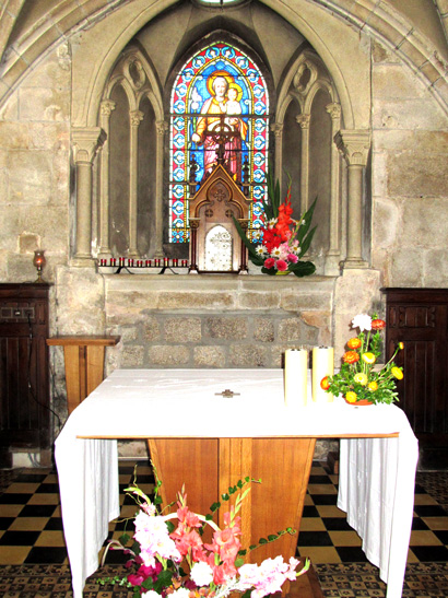 Abbaye de Langonnet : la salle du Chapitre