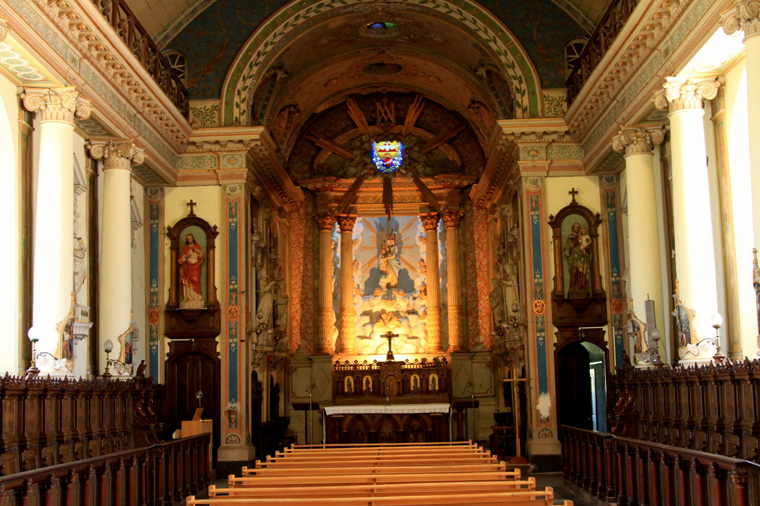 Abbaye de Langonnet : la chapelle abbatiale