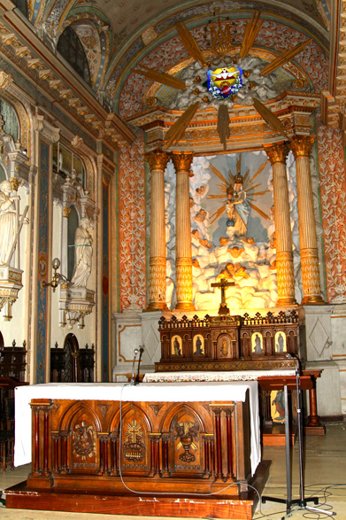 Abbaye de Langonnet : la chapelle abbatiale