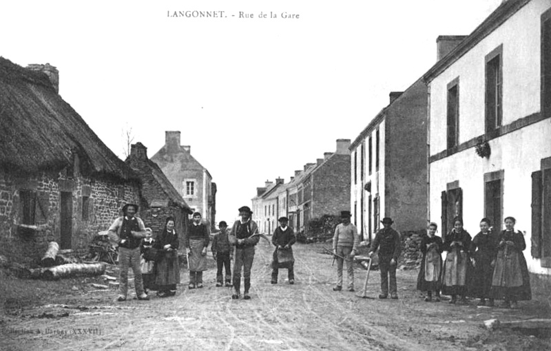 Ville de Langonnet (Bretagne).