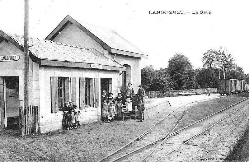 Gare de Langonnet (Bretagne).