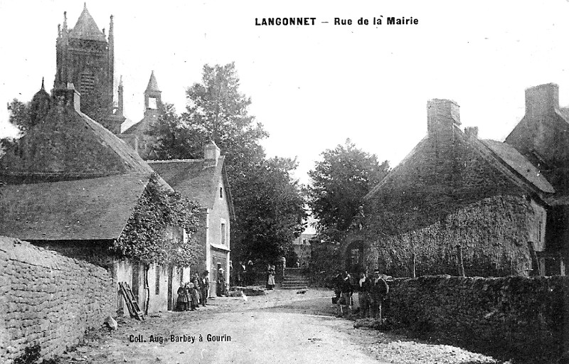 Ville de Langonnet (Bretagne).