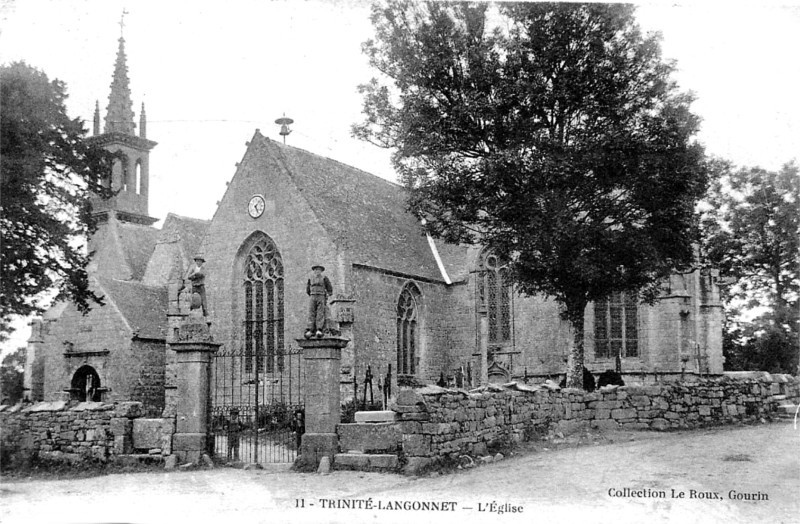 Eglise de la Trinité de Langonnet (Bretagne).