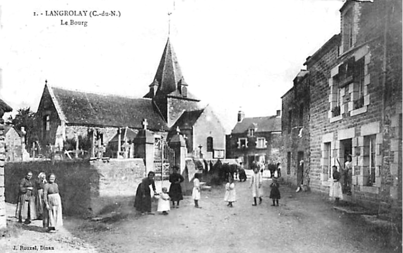 Ville de Langrolay-sur-Rance (Bretagne).