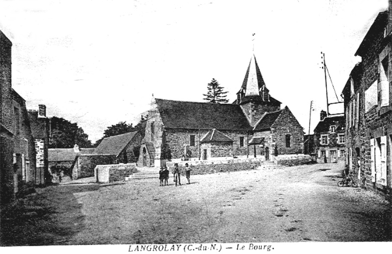 Ville de Langrolay-sur-Rance (Bretagne).