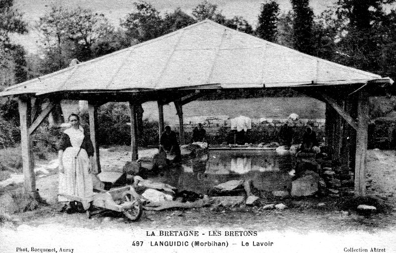 Lavoir de Languidic (Bretagne).