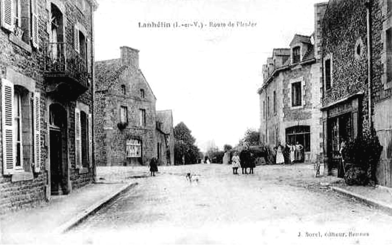 Ville de Lanhlin (Bretagne).