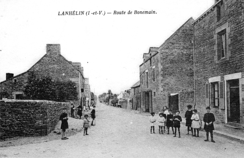 Ville de Lanhlin (Bretagne).