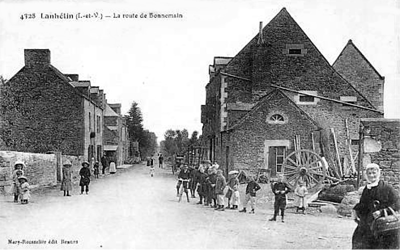 Ville de Lanhlin (Bretagne).