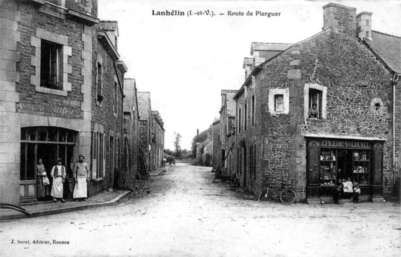 Ville de Lanhlin (Bretagne).