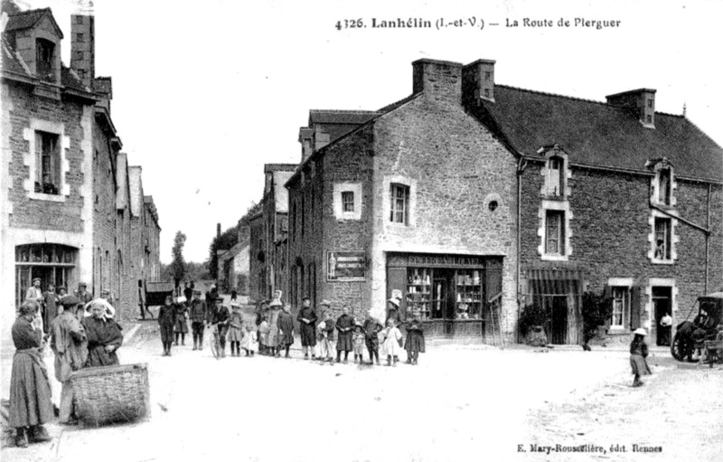 Ville de Lanhlin (Bretagne).