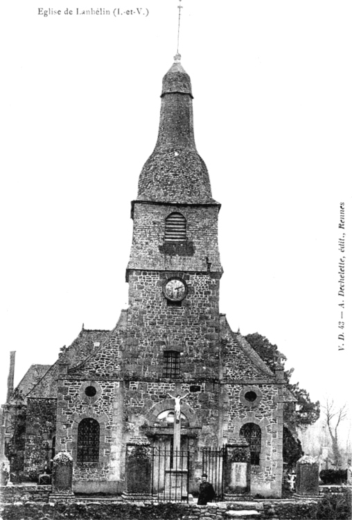 Eglise de Lanhlin (Bretagne).