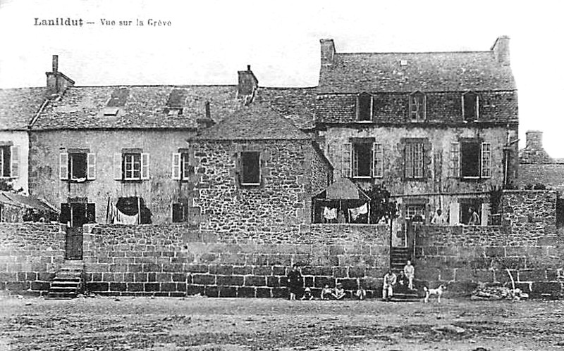 Ville de Lanildut (Bretagne).