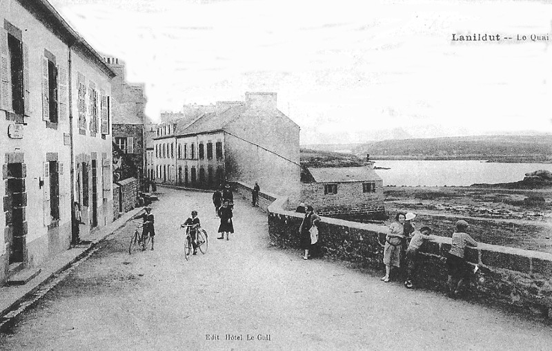 Ville de Lanildut (Bretagne).