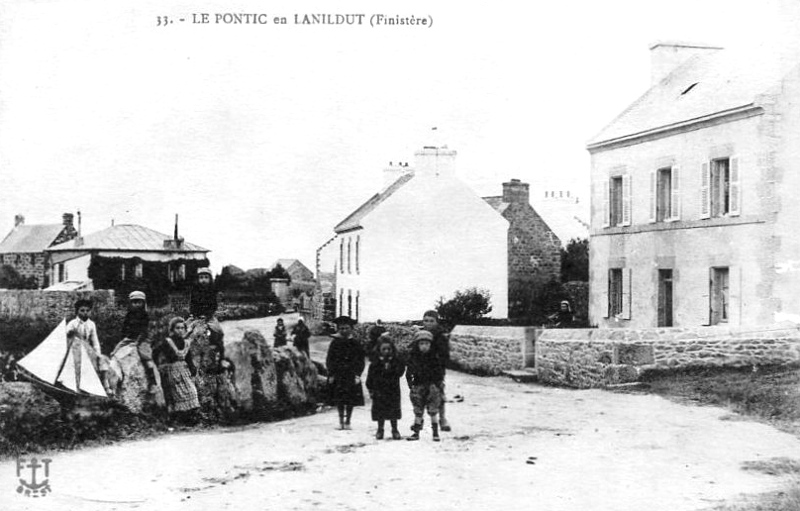 Ville de Lanildut (Bretagne).