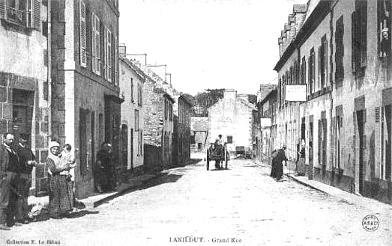 Ville de Lanildut (Bretagne).