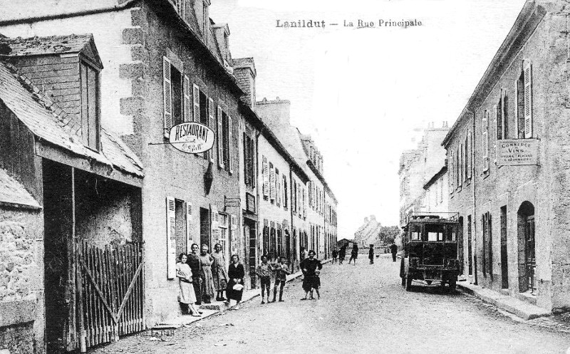 Ville de Lanildut (Bretagne).