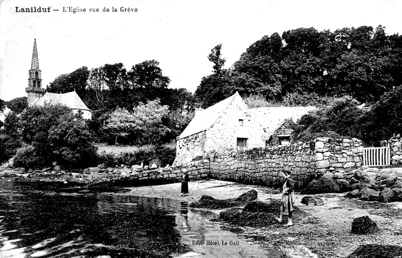 Ville de Lanildut (Bretagne).