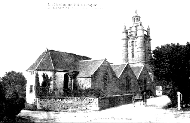 L'église de Laniscat (Bretagne).