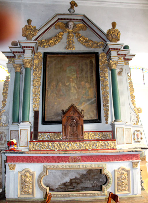 Autel latral de l'glise Saint-Loup de Lanloup (Bretagne)