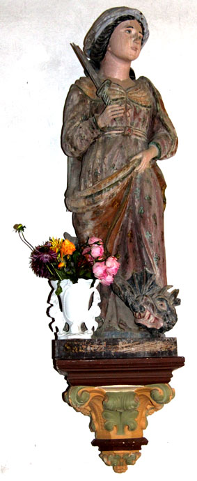 Statue de l'église Saint-Loup de Lanloup (Bretagne)
