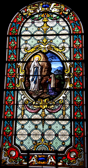 Vitrail de l'glise Saint-Loup de Lanloup (Bretagne)