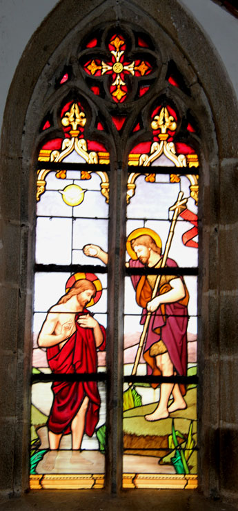 Vitrail de l'glise Saint-Loup de Lanloup (Bretagne)