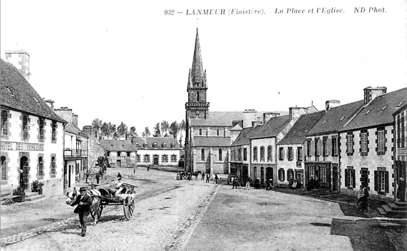 Ville de Lanmeur (Bretagne).