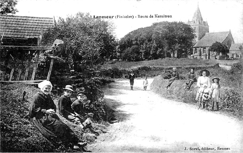 Ville de Lanmeur (Bretagne).