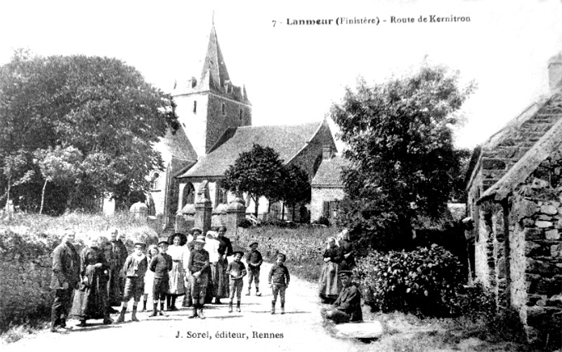 Ville de Lanmeur (Bretagne).