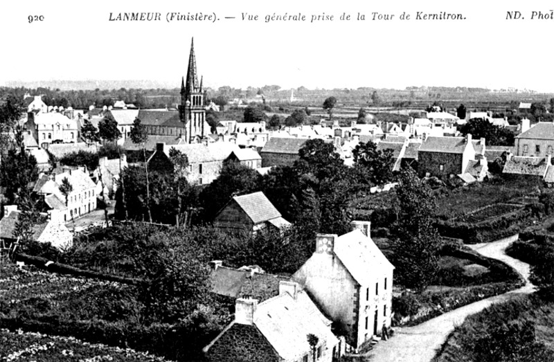 Ville de Lanmeur (Bretagne).