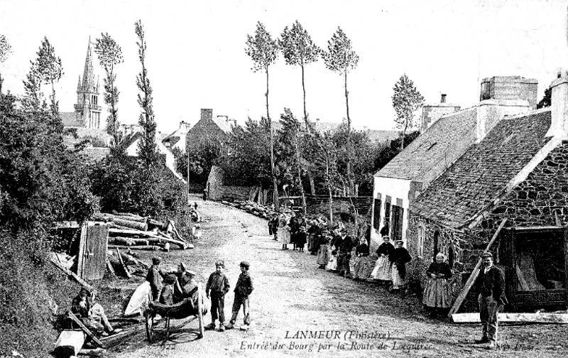 Ville de Lanmeur (Bretagne).