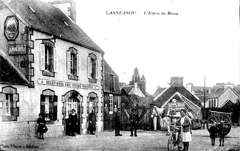 Ville de Lannanou (Bretagne).