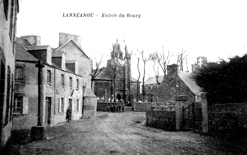 Ville de Lannanou (Bretagne).