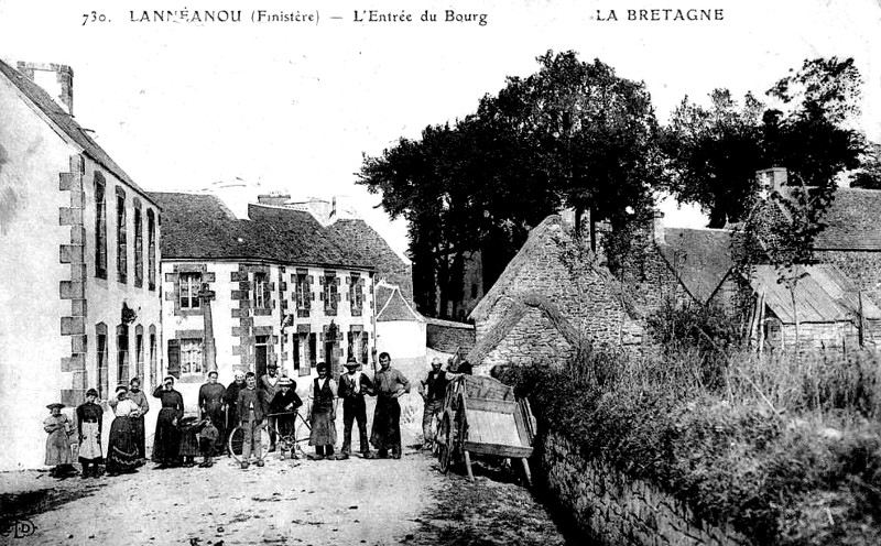 Ville de Lannanou (Bretagne).