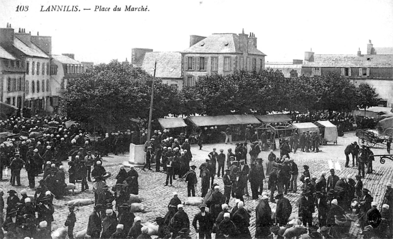 Ville de Lannilis (Bretagne).