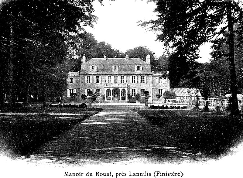 Manoir du Roual prs de Lannilis (Bretagne).