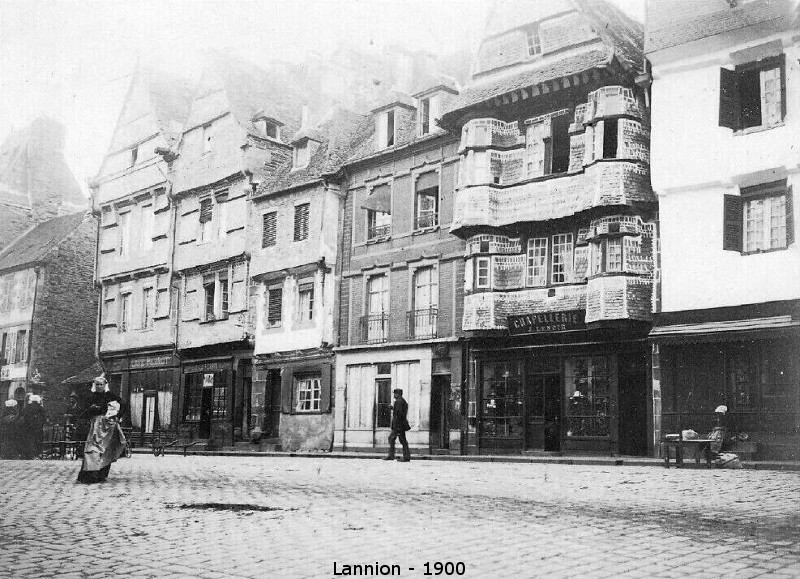 Ville de Lannion en 1900 (Bretagne)