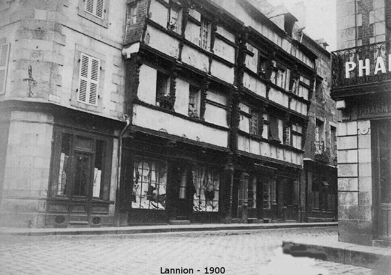 Ville de Lannion en 1900 (Bretagne)