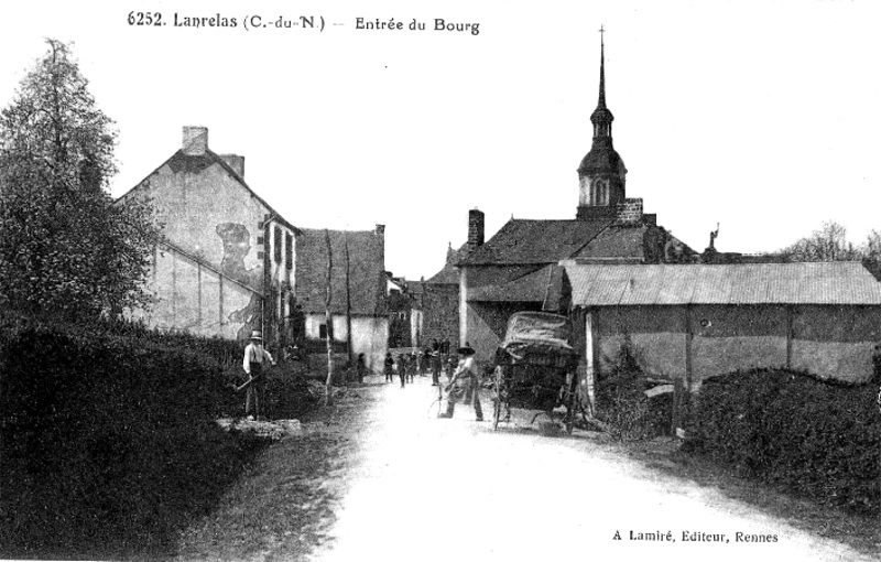 Ville de Lanrelas (Bretagne).