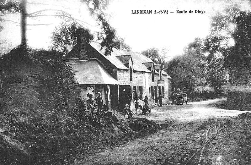 Ville de Lanrigan (Bretagne).