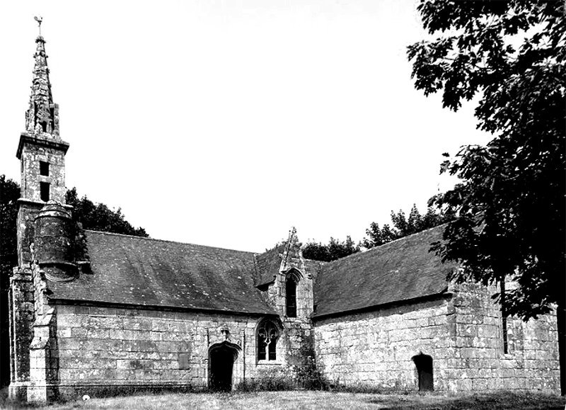 Chapelle de Lannegan en Lanrivain (Bretagne).