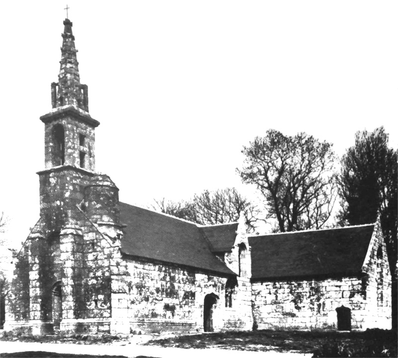 Chapelle de Lannegan en Lanrivain (Bretagne).